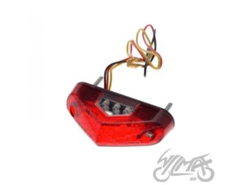 LAMPA TYL LED CZERWONY KLOSZ AM9901C