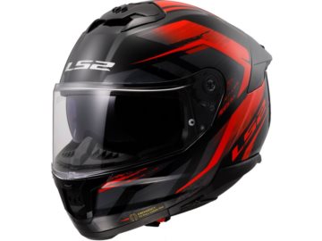 KASK LS2 FF808 STREAM II FURY BLACK RED L