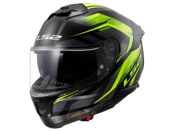 KASK LS2 FF808 STREAM II FURY BLACK YELLOW XXL