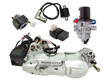 SILNIK 2T 50CCM SKUTER KOLA 12 5905220802555 KROTK