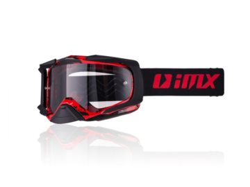 GOGLE IMX DUST GRAPHIC RED/BLACK  2 SZYBY W ZESTAW