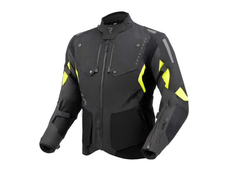 KURTKA REBELHORN HIKER IV BLACK/ANTRACITE/YEL  M
