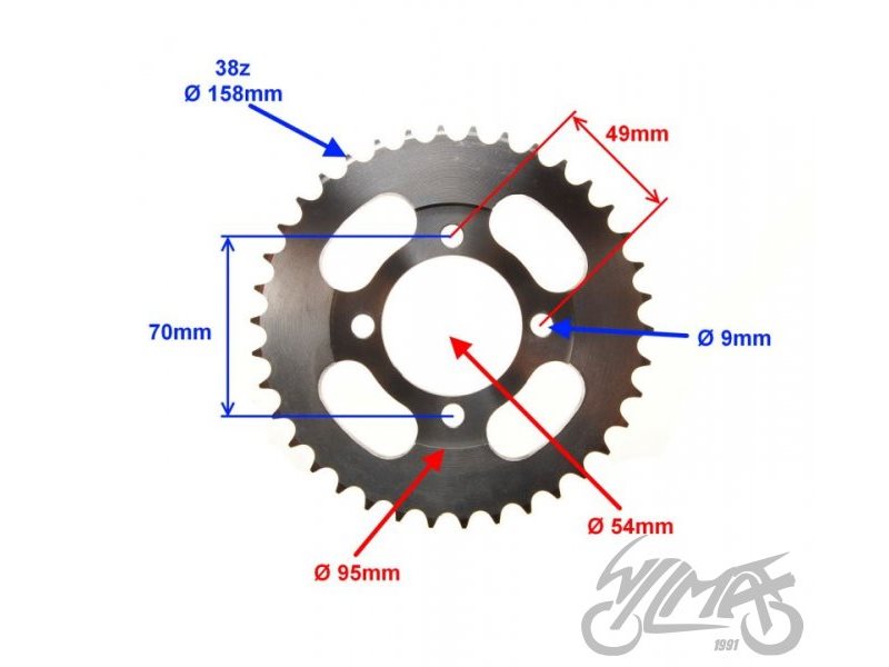 ZEBATKA TYL OGAR Z38 CAR428 5905220833016 ROG7001