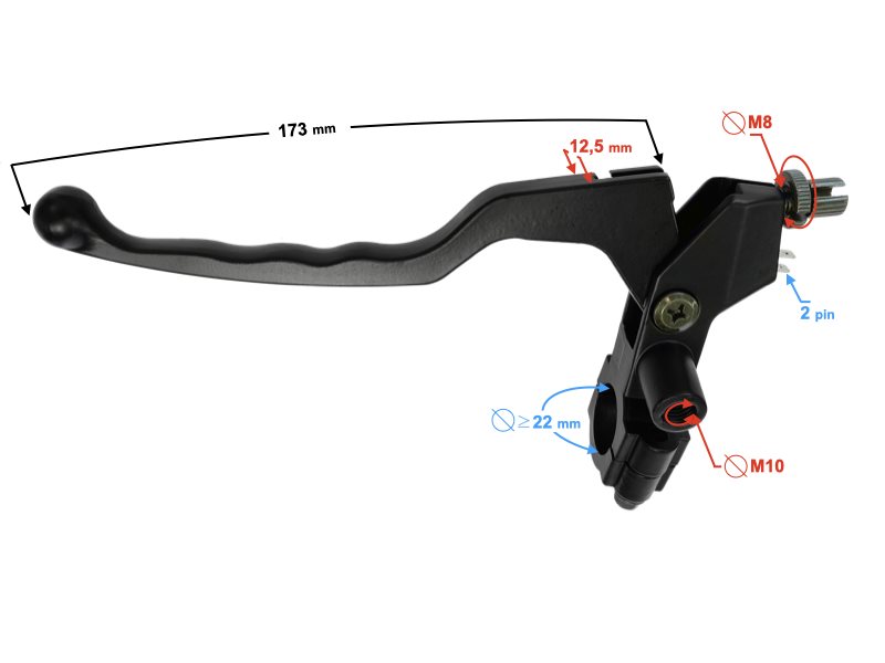 DZWIGNIA SPRZEGLA LEW BARTON CLASSIC 5905220854462