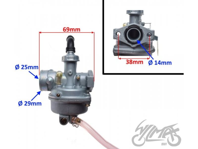 GAZNIK PITBIKE50 HONDA CRF50 PTB3001