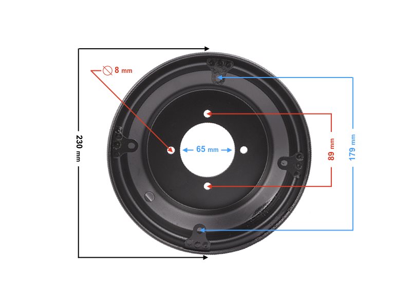 FELGA ATV 8  ATV125-9,  ATV125 -X  5905220855018