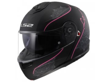 KASK LS2 FF908 STROBE II LUX MAT BLACK PINK XL