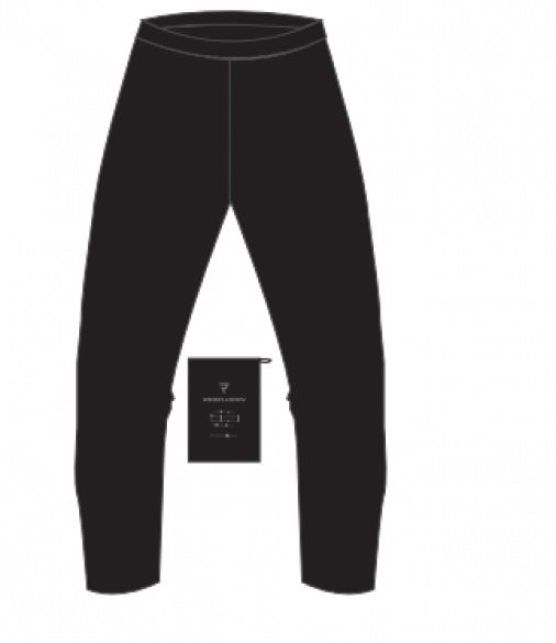 SPODNIE PRZECIWDESZCZ REBELHORN OCEAN BLACK XXL