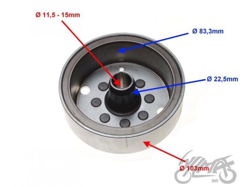 MAGNETO KOLO MAGENSOWE DERBI SENDA 50 AI225101