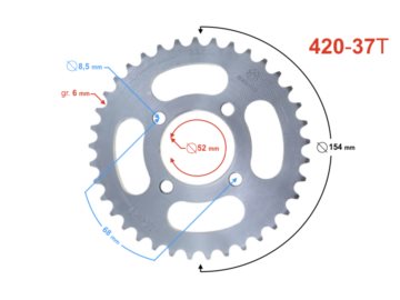 ZEBATKA TYL 420 Z37 CROSS 110 5905220855810