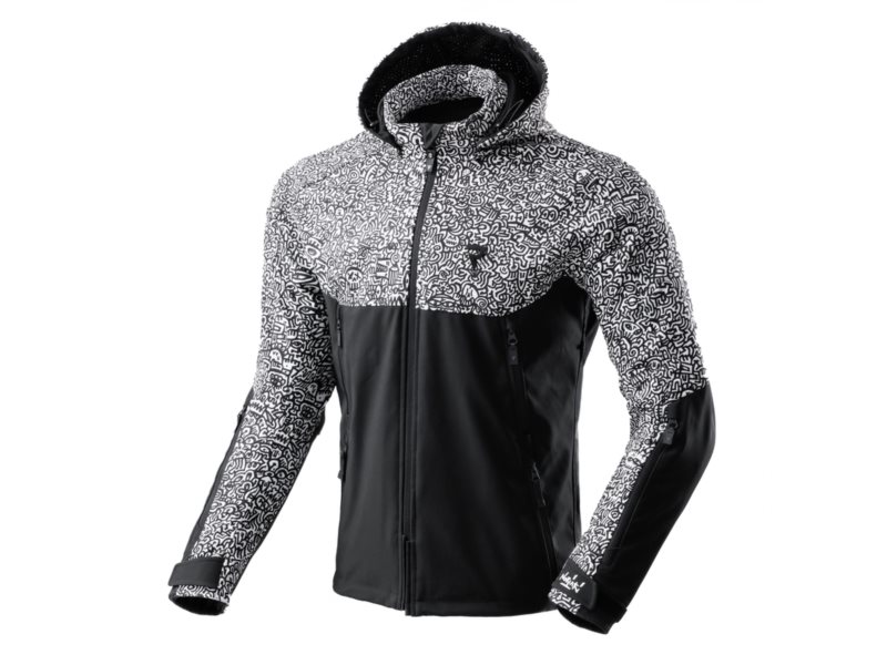 KURTKA REBELHORN SLASH NORIAKI BLACK/WHITE SOF XL