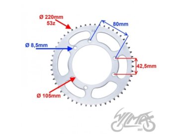 ZEBATKA TYL DERBI SENDA Z53 WER A DSE7001 jtr1131