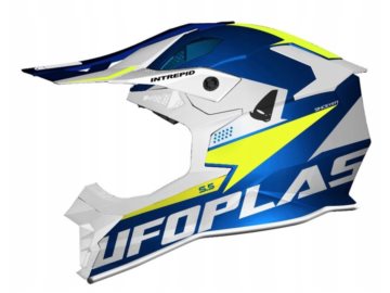 KASK UFO INTREPID CROSS NIEB-BIALO-ZOLTY FLUO M