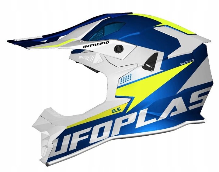 KASK UFO INTREPID CROSS NIEB-BIALO-ZOLTY FLUO M