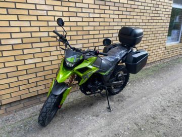 BARTON HYPER 125 CZARNO-ZIELONY 7959 Z KUFRAMI