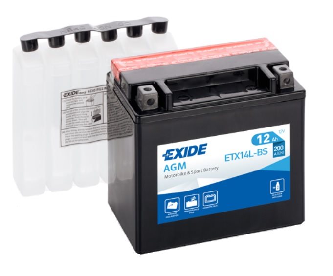 AKUMULATOR EXIDE YTX14L-BS HARLEY