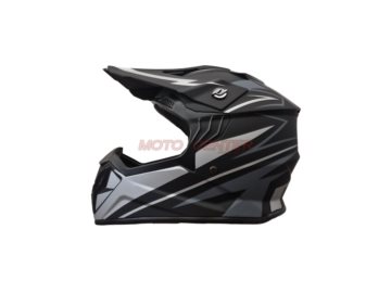 KASK CROSS BLEXX JUNIOR MD-911 CZARNY MAT/GRAFI M