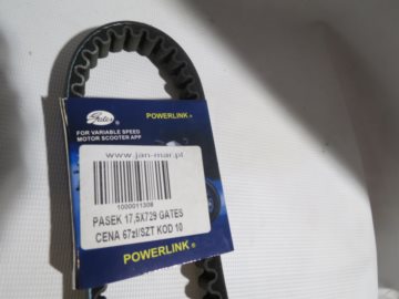 PASEK 17,5x729x30  GATES T62078