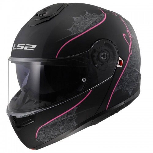 KASK LS2 FF908 STROBE II LUX MAT BLACK PINK XL
