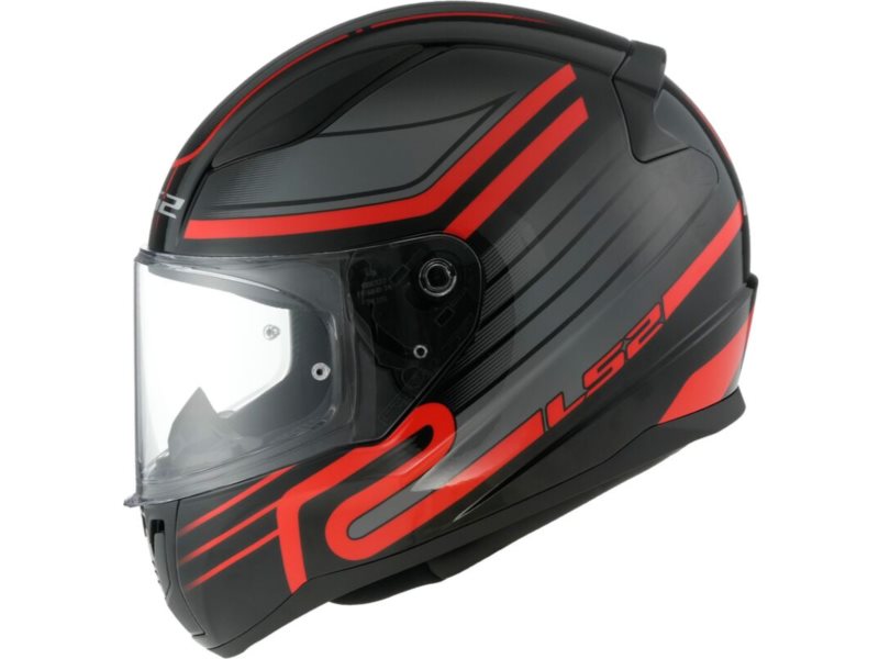 KASK LS2 FF353 RAPID II CIRCUIT BLACK RED XXL