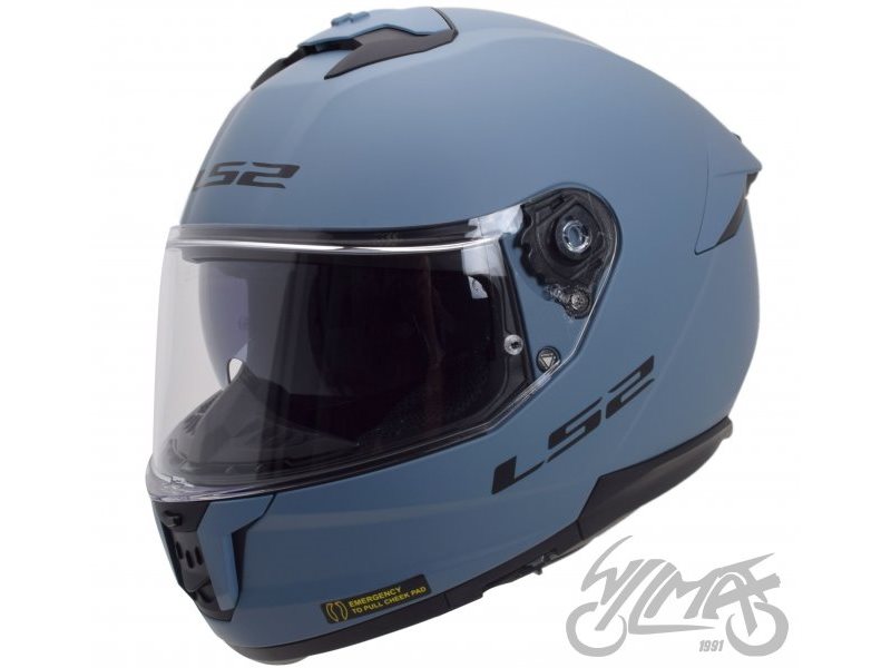 KASK LS2 FF808 STREAM II MAT MISTY BLUE M