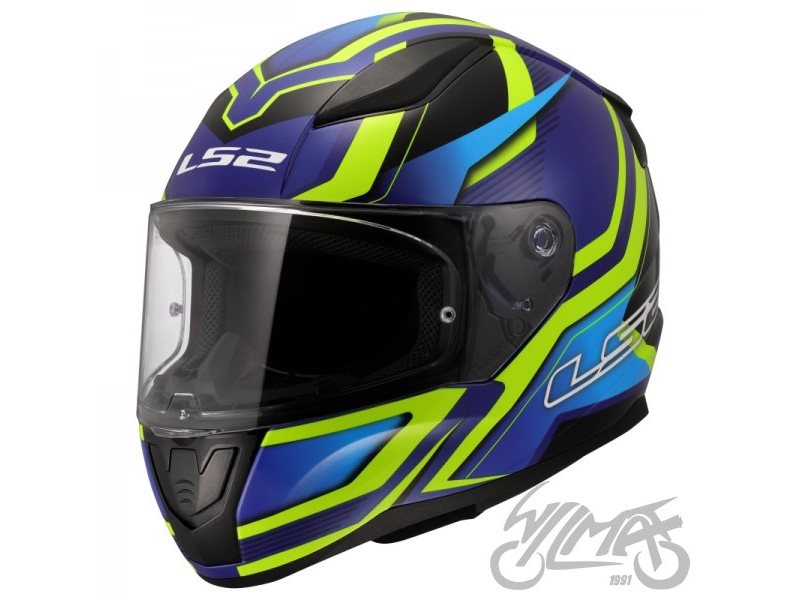 KASK LS2 FF353 RAPID II FLITZ H-V YEL BLUE XL
