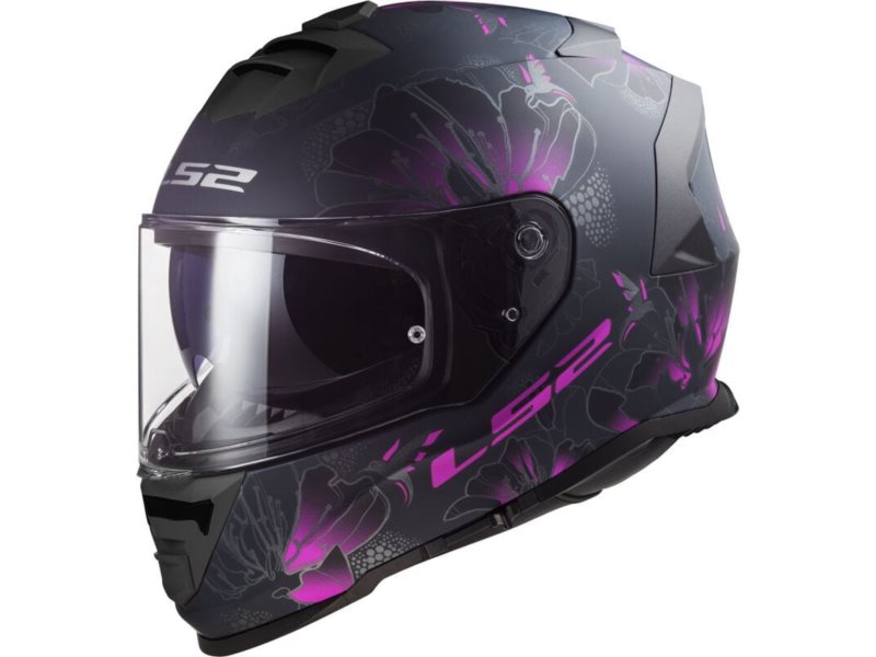 KASK LS2 FF800 STORM II BURST MAT BLACK PINK XS