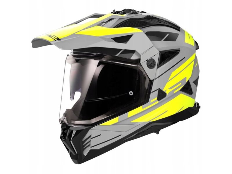 KASK LS2 MX702 PIONEER II NAMIB M. GREY YELLOW 3XL