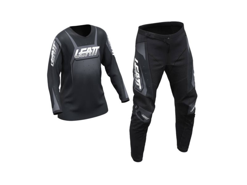 ZESTAW OFFROAD LEATT RIDE KIT BLACK L KOSZULKA+SPO