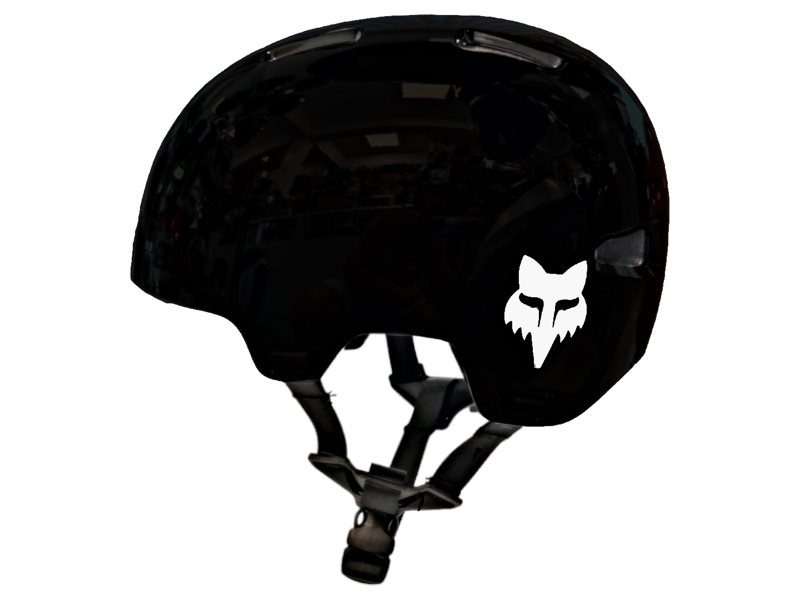 KASK ROWEROWY FOX JUNIOR FLIGHT SOLID BLACK S