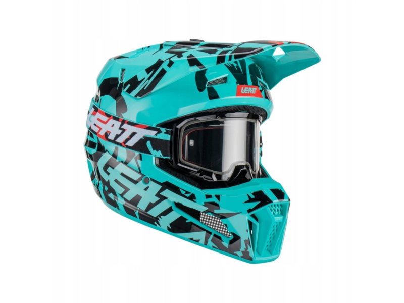 KASK LEATT KIT MOTO 3.5 V23 FUEL L + GOGLE CROSS