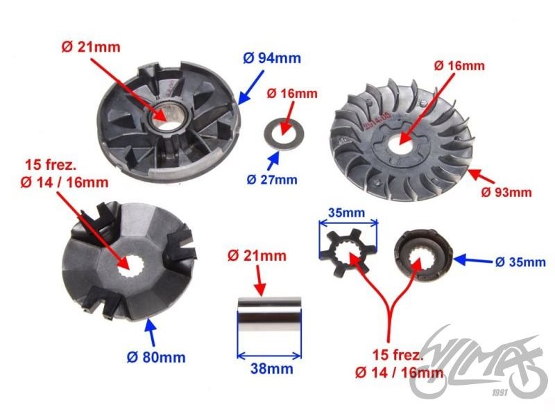 WARIATOR KEEWAY 2T  ZB0103 KPL ROY03308 roy05354