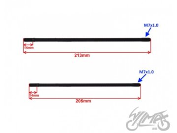SZPILKA CYLINDRA YX140 KPL PTB0402