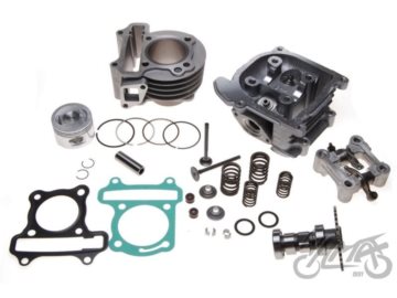 CYLINDER +GŁOWICA 4T SKUTER 80CCM 47MM ZD0023 GY6