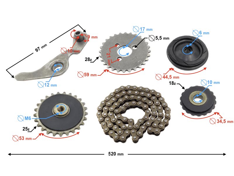 ROZRZAD KPL BARTON 4T BIEGI SPRINT 1 5905220819126