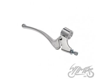 UCHWYT DZWIGNI HAMULCA + DZIWGNIA WSK125 CHROM