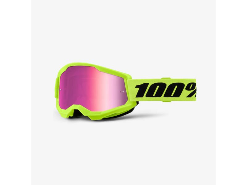 GOGLE 100% STRATA 2 NEON YELLOW 50028-00016