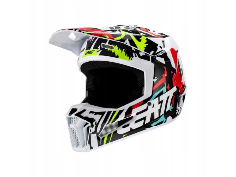 KASK LEATT JUNIOR MOTO 3.5 ZEBRA L