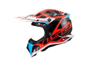 KASK LS2 MX700 SUBVERTER STOMP WHITE BLUE RED XL