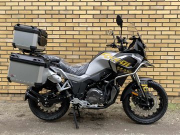 JUNAK RX401 CZARNY 02796 z kuframi, prawo jazdy A2