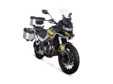 JUNAK RX401 CZARNY 02796 z kuframi, prawo jazdy A2