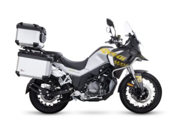 JUNAK RX401 CZARNY 02796 z kuframi, prawo jazdy A2