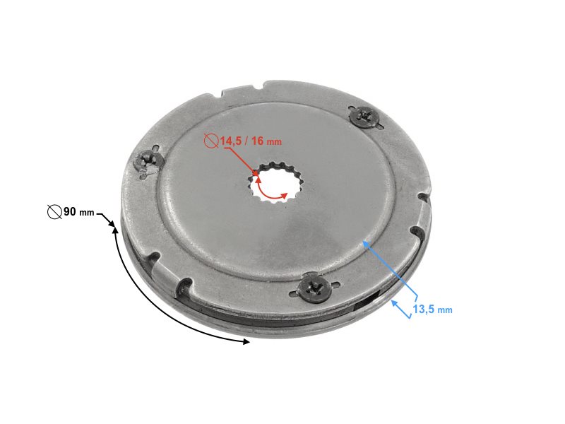 BENDIKS ROZRUSZNIKA ELEKTRYCZN. 2T 16MM 50CCM