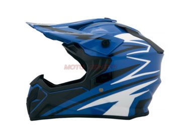 KASK CROSS BLEXX JUNIOR MD-911 NIEBIESKO-CZARNY L