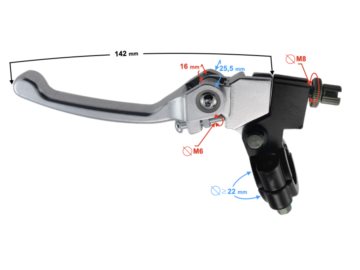 DZWIGNIA SPRZEGLA CROSS CRF70 5905220810284