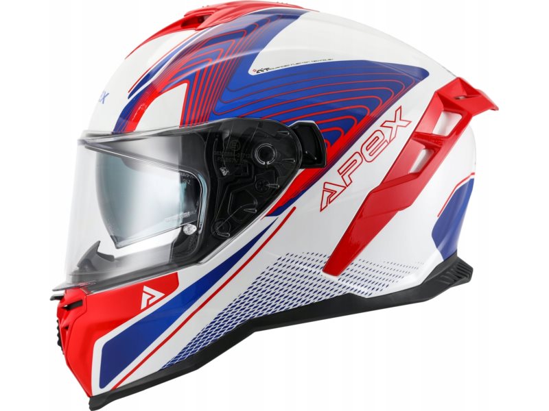 KASK APEX FI200 MADRID WHITE/RED/BLUE M BLENDA INT