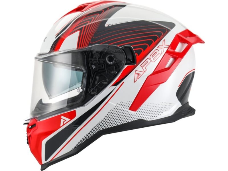 KASK APEX FI200 MADRID WHITE/RED S BLENDA INTREGRA