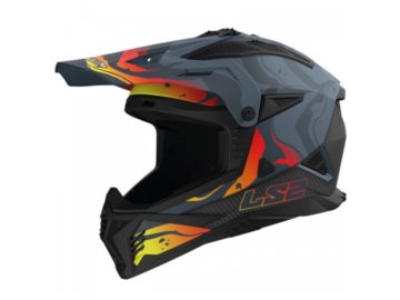 KASK LS2 MX708 FAST II WASH MATT DARK GREY 3XL