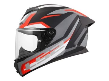 KASK LS2 FF820 RAPID III HYPER BLACK RED XXL