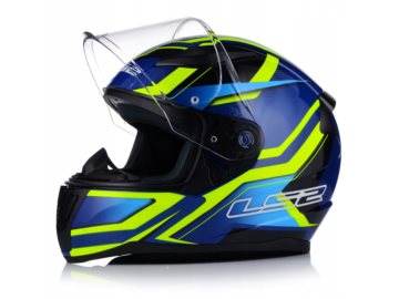 KASK LS2 FF353 RAPID II FLITZ H-V YEL BLUE XL